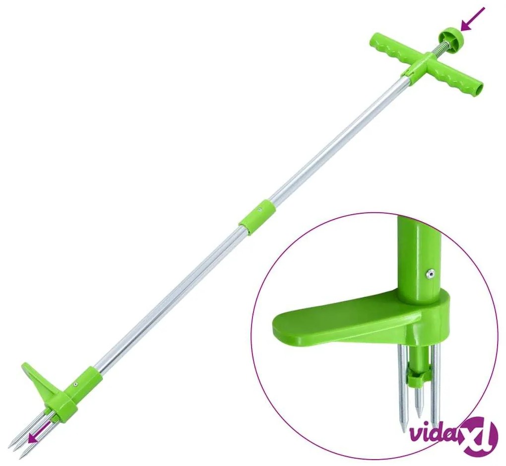 vidaXL Estirpatore Twister 100 cm in Alluminio