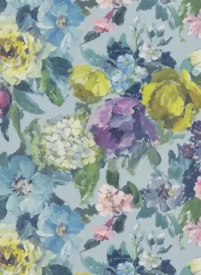 Designers Guild Carta da parati Roseto - Celadon