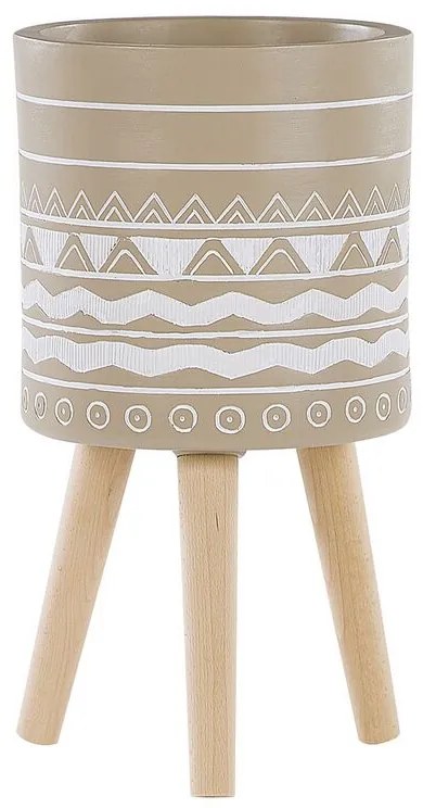 Fioriera 30 x 55 cm beige MILINA Beliani