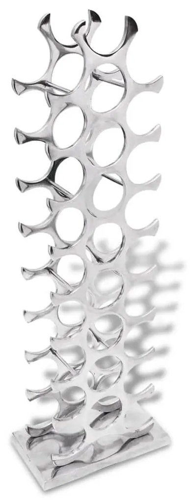 Portavini İn Alluminio Argento 27 Bottiglie /