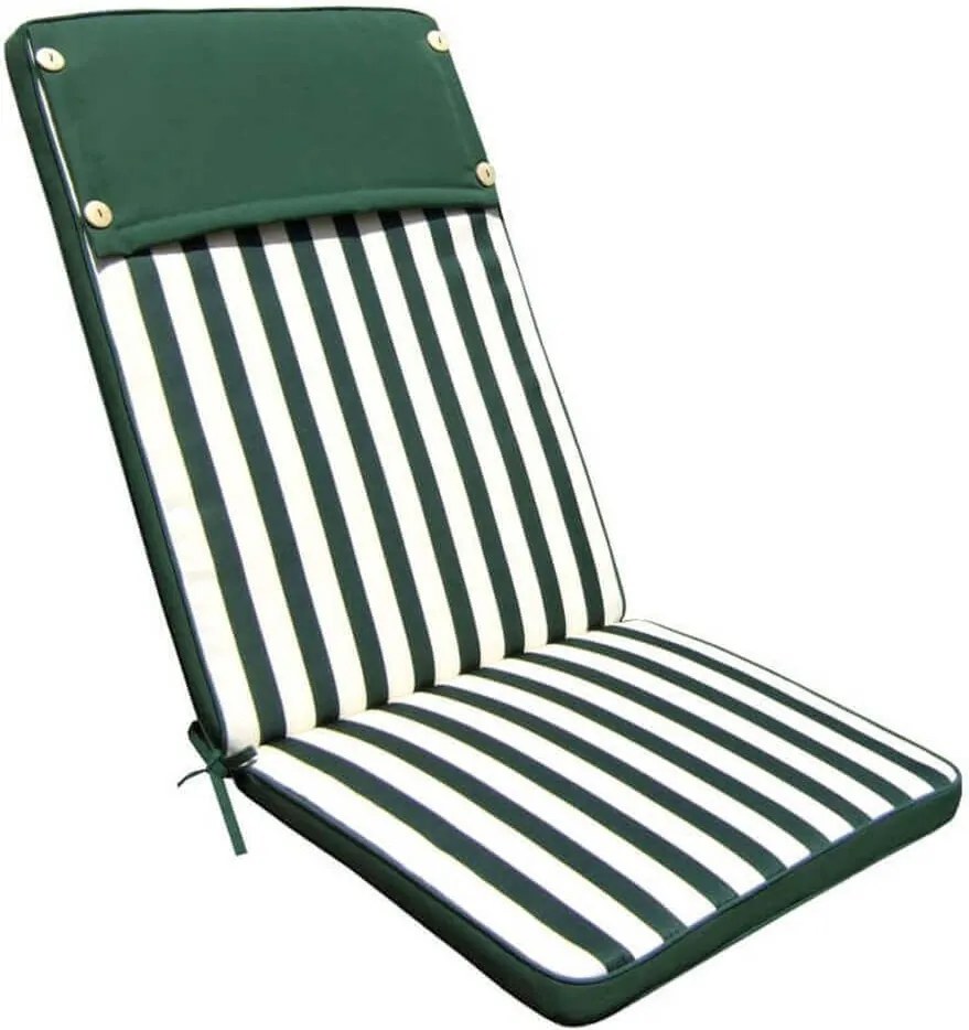 TOPPY - cuscino alto con doppia cucitura idrorepellente a righe