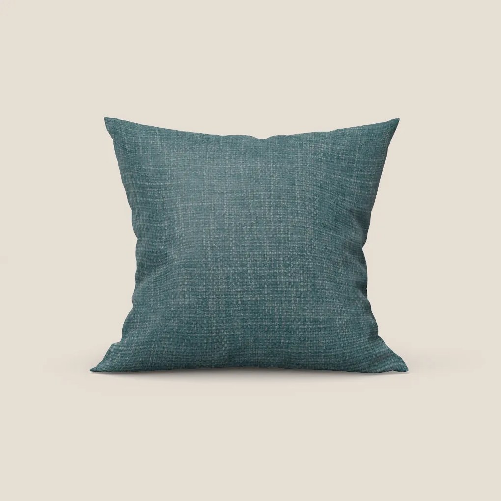 Lyon cuscino disponibile in diversi colori realizzato in morbido tessuto intrecciato impermeabile T06 azzurro