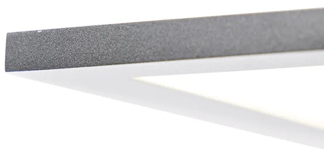 Pannello LED moderno in acciaio 40 cm con LED - Liv