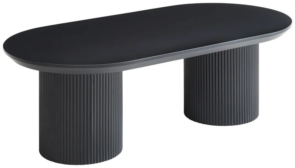 Tavolino in MDF Nero  - LORIMILA