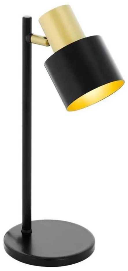 Eglo 79375 - Lampada da tavolo FIUMARA 1xE27/60W/230V nero/oro