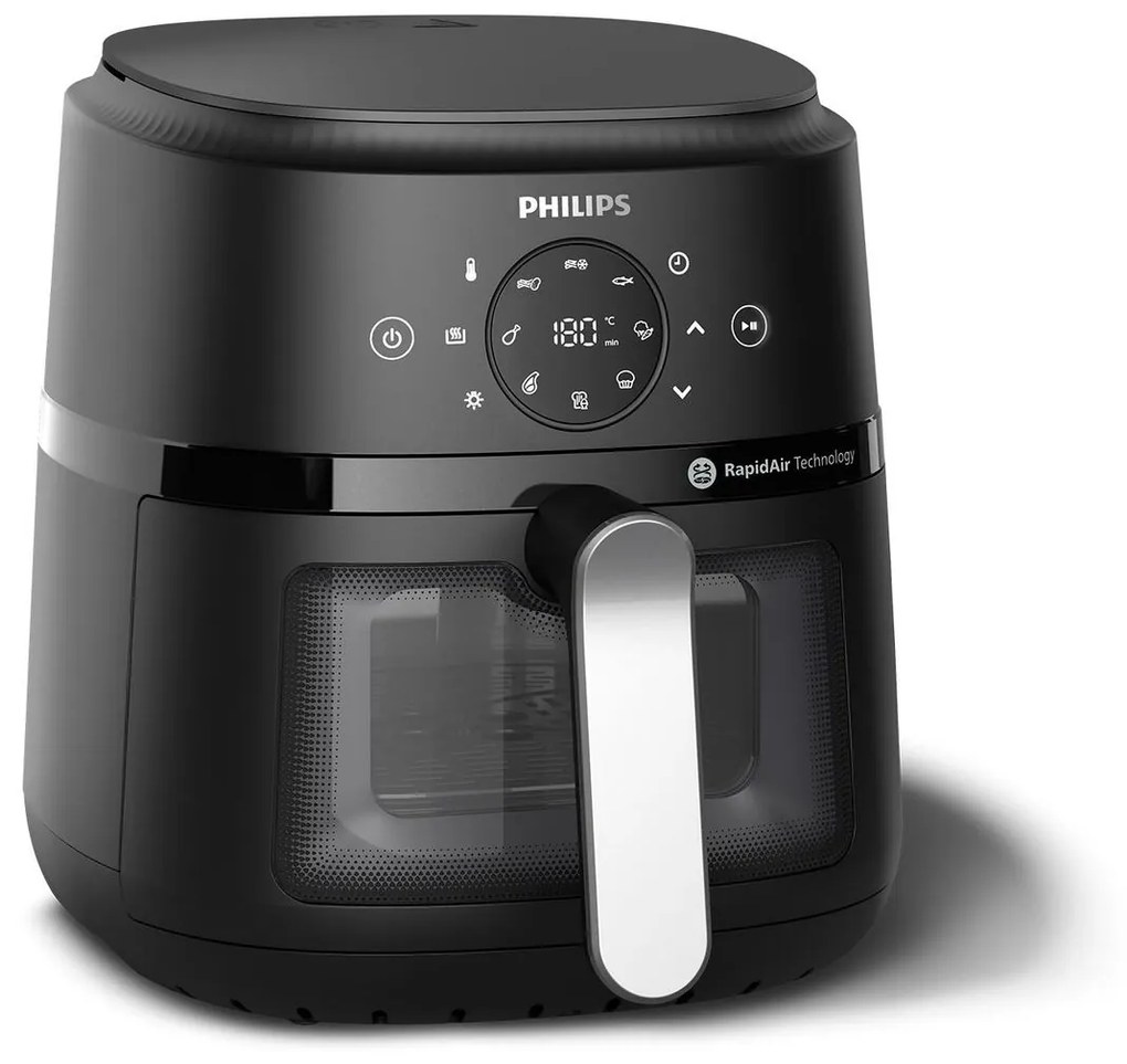 Friggitrice ad Aria Philips NA221/00 1500 W 4,2 L Nero/Argentato