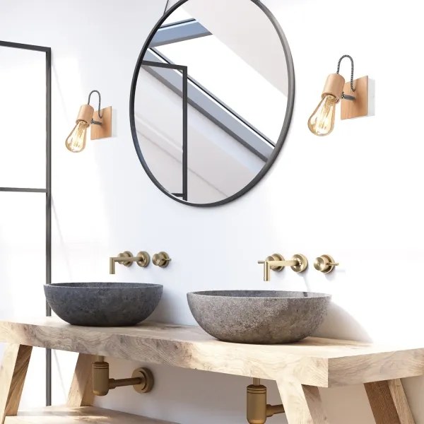 Lampada da parete GUSTAVO 1xE27/60W/230V