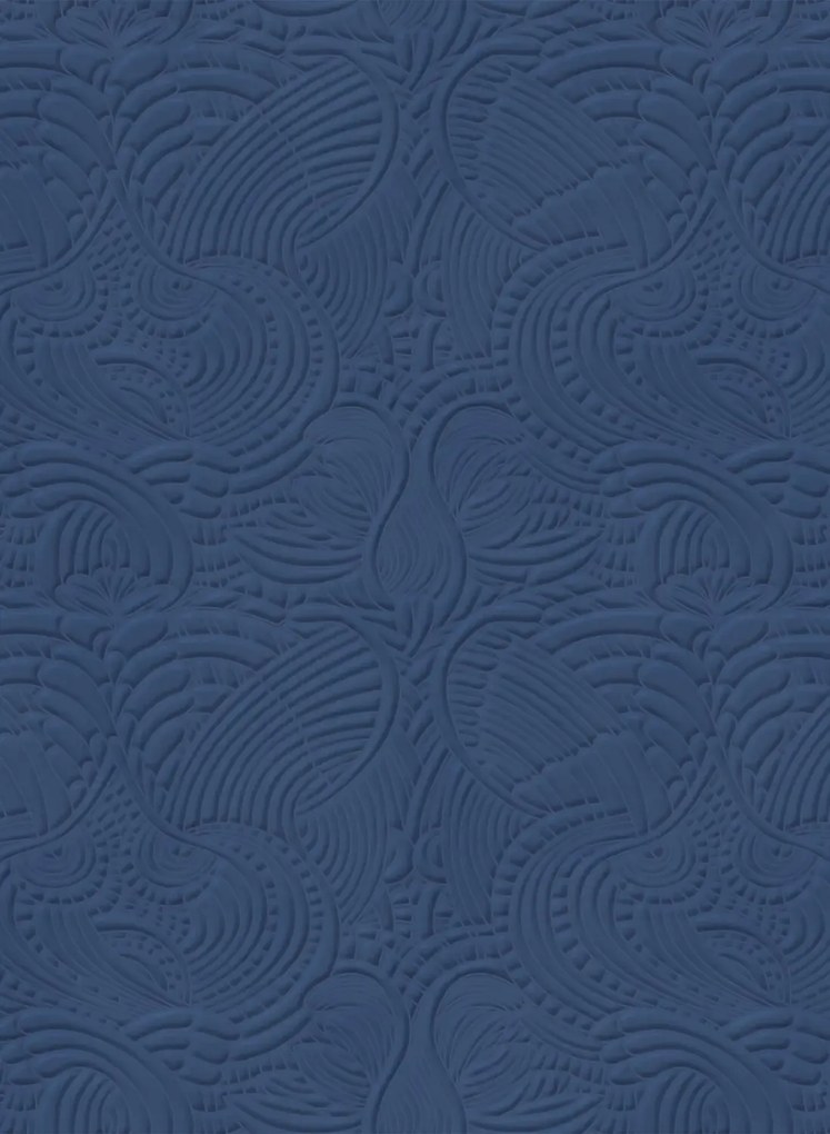 Moooi for Arte Carta da parati Dodo Pavone - Navy