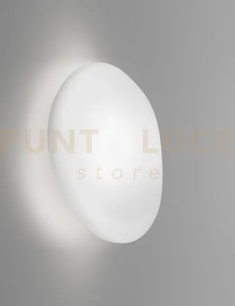 Neochic plafoniera applique r bianco satinato e bianco opaco 1 l32g...