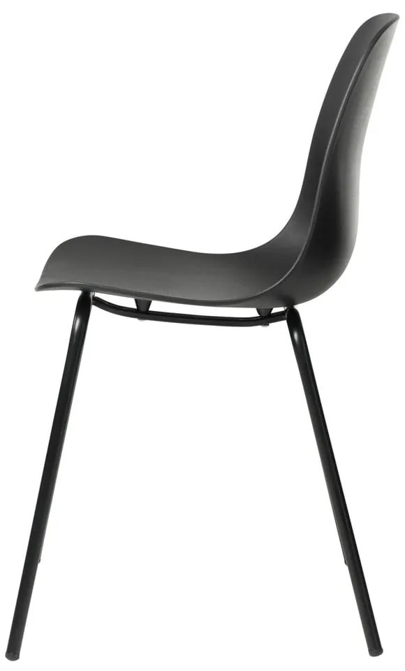 Sedia da pranzo nera Whitby - Unique Furniture