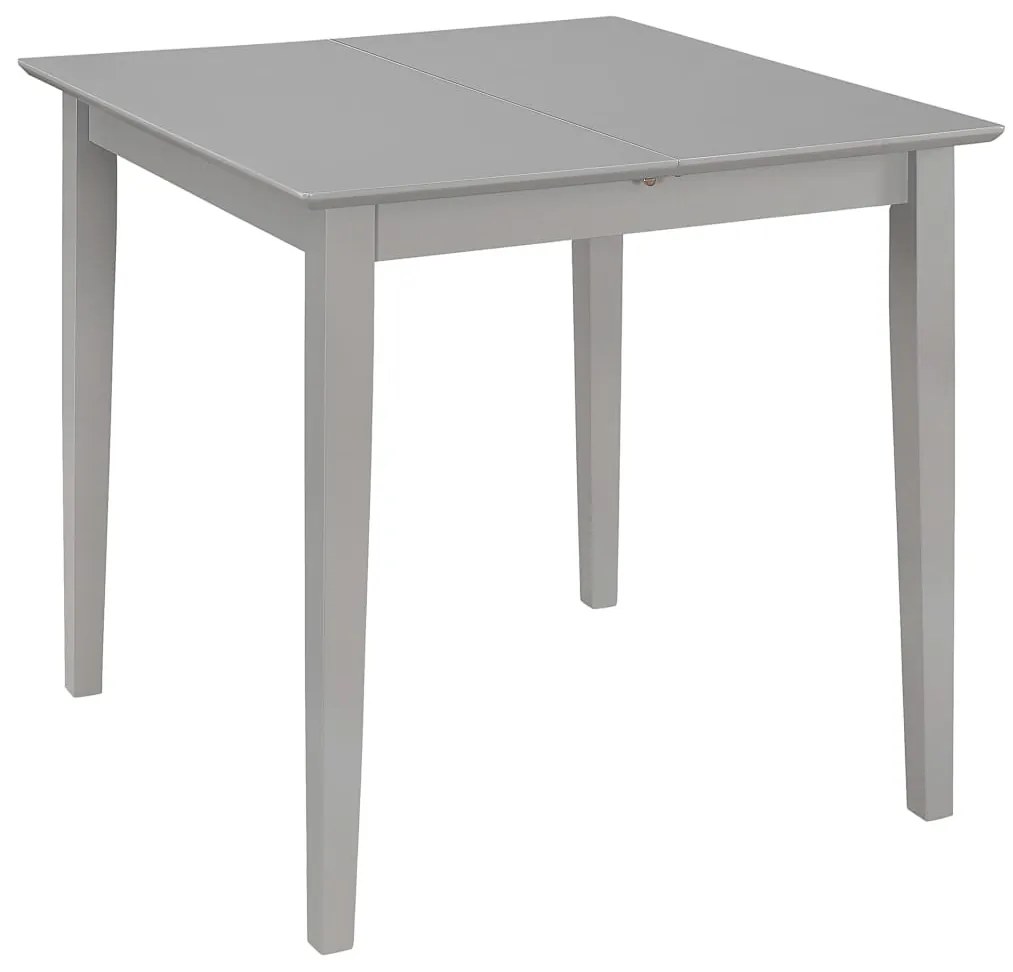 Set per sala da pranzo 5 pz in mdf grigio