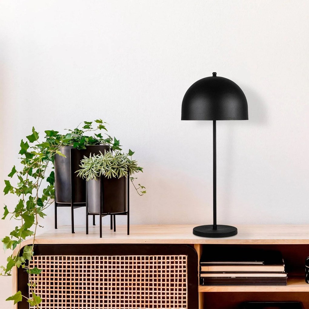 Opviq Can NT-135 lampada da tavolo, nero, metallo, altezza 58 cm
