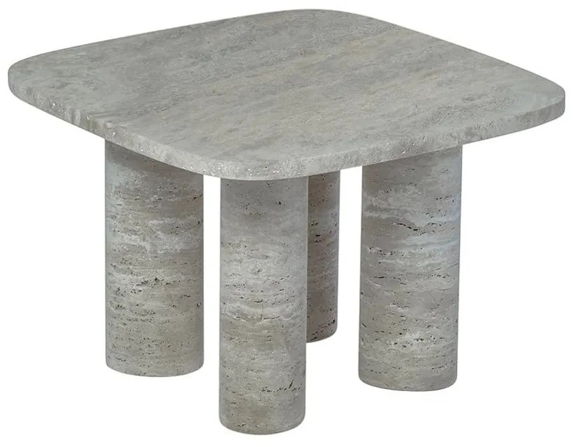 Tavolo contenitore in pietra 52x52 cm Volos - Blomus