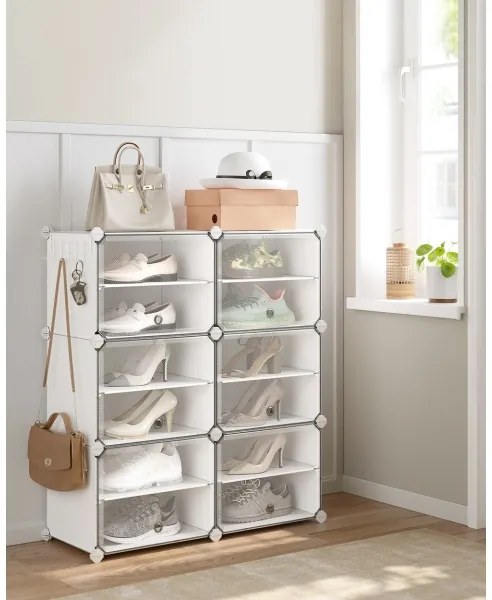 Scaffale modulare con scomparti BOXIFY bianco