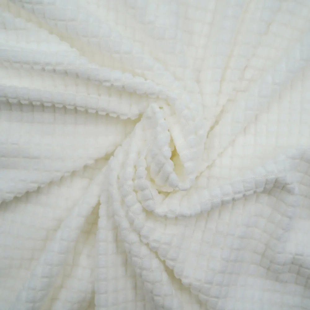 Copridivano color crema con rivestimento elastico per divano a 3 posti Sacha – douceur d'intérieur