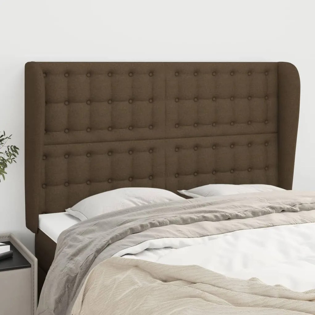 Testiera Ad Orecchio Marronescuro147 X 23 X 118/128cm İntessuto /