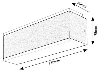 Rabalux 77114 - Applique a LED da esterno MATARO LED/12W/230V IP54