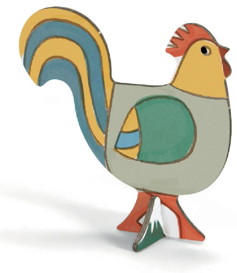 Colora, assembla e gioca – Fattoria