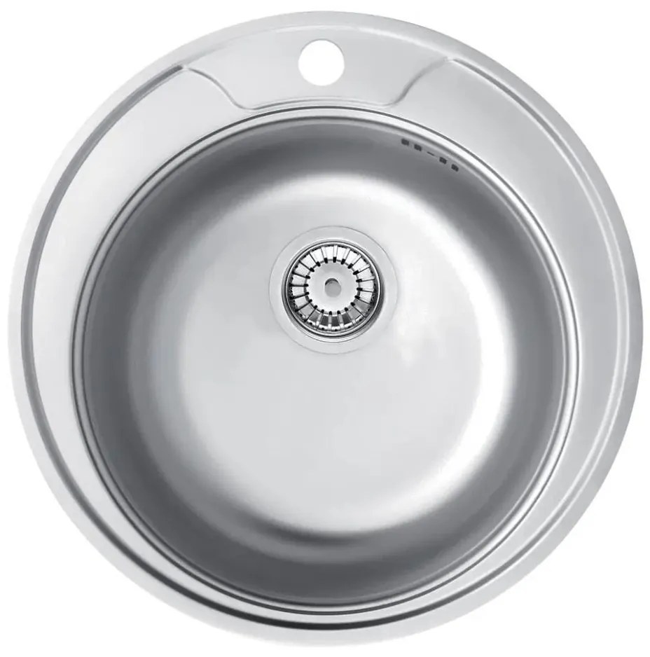 Deante ZHC_0813 - Lavello della cucina TWIST diametro 49 cm raso