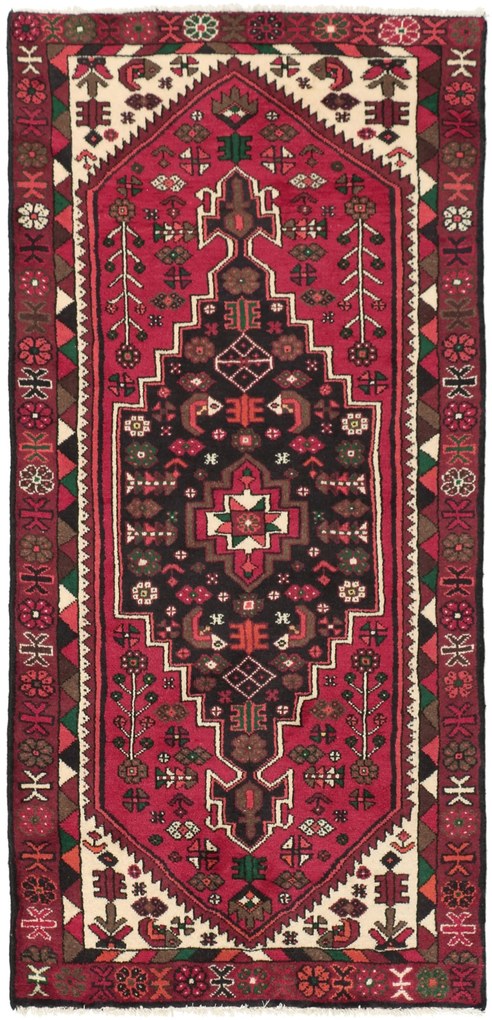 Tappeto 90 x 190 (Iran) Annodato A Mano