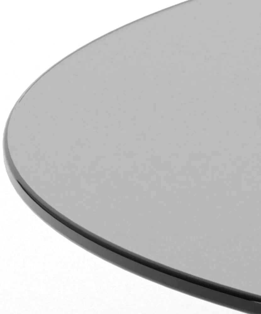 Tavolino da salotto rotondo grigio in vetro ø 80 cm Samos – Actona