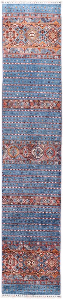 Samarkand Tappeto orientale 390 x 80 (Afghanistan) Annodato A Mano