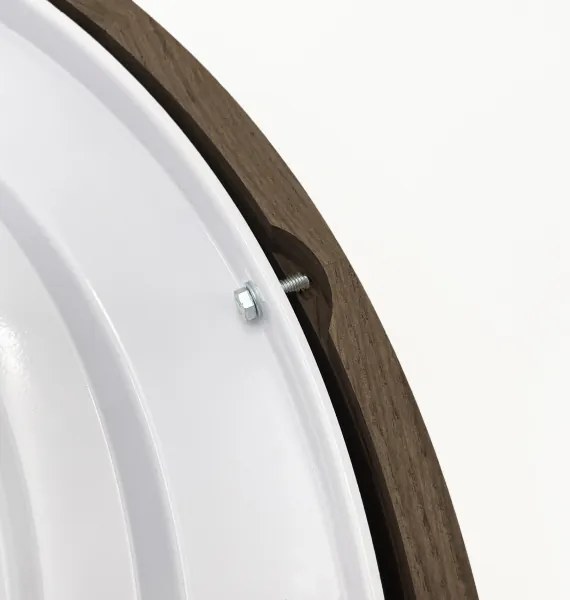 Brilagi - Plafoniera LED CARVALHO 4xE27/60W/230V rovere/noce Ø 57,5 cm