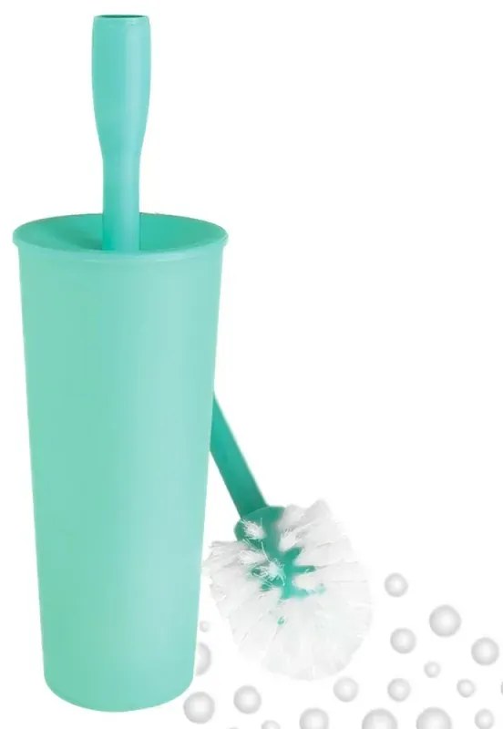 Porta scopino bagno verde con tecnologia silver safe antibatterico