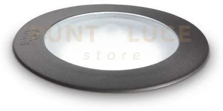 Way round segnapassi ip67 1 luce attacco gu10 nero 9cm fascio lumin...