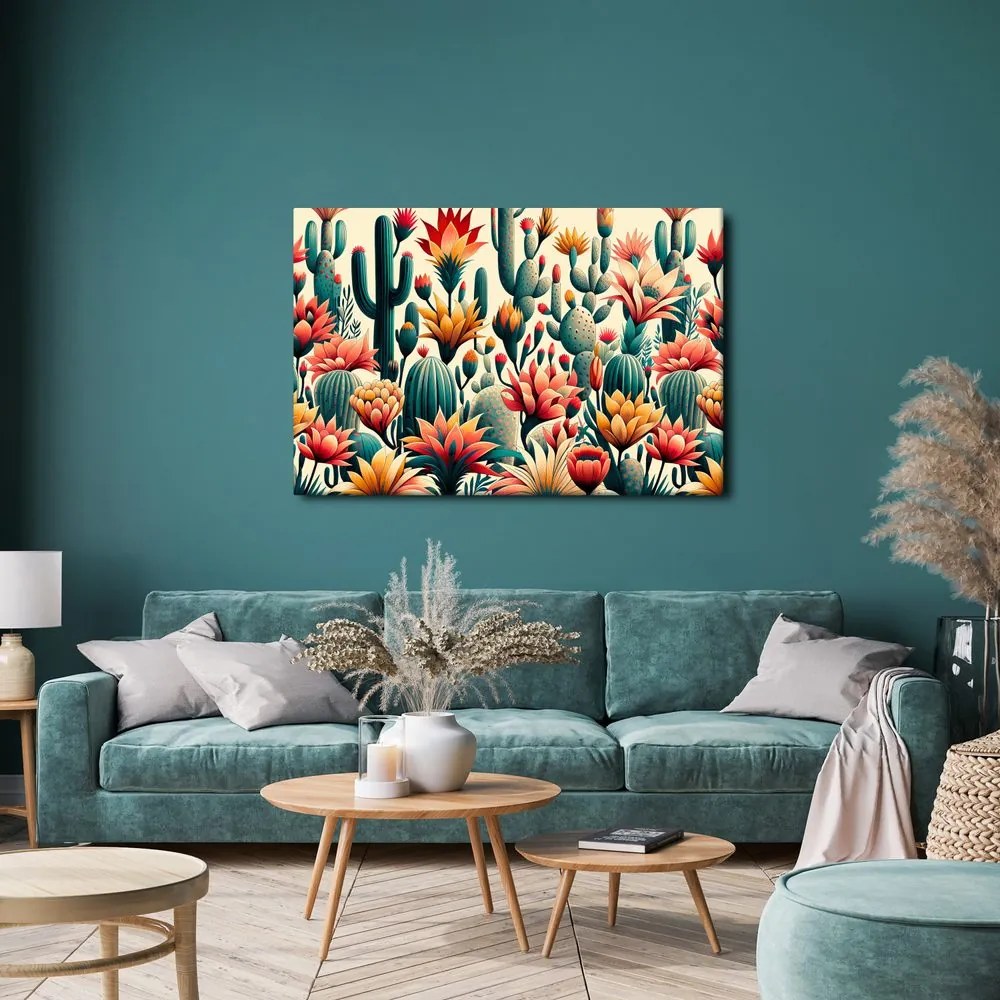 Quadro su tela – Cactus in fiore