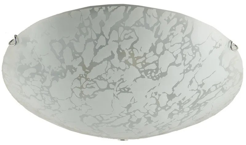 Plafoniera neoclassico Ice bianco IP20, 3XE27