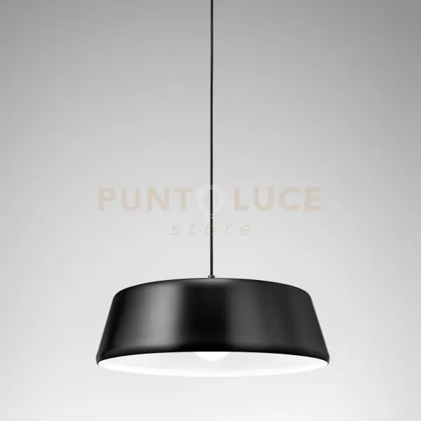 Blanca s/p - lampadario a sospensione nero 1 luce attacco e27 in al...