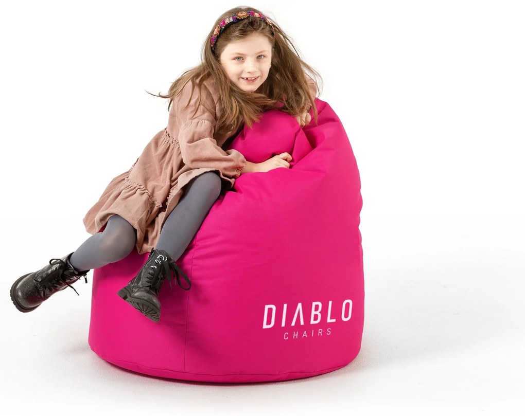 Pouf per bambini Diablo Chairs: Rosa