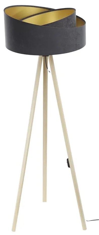 Lampada da terra GALAXY 1xE27/60W/230V grigio/beige