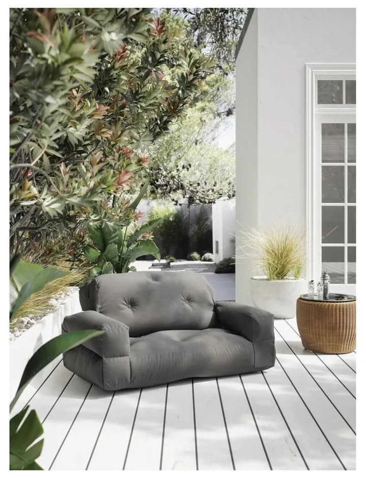 Divano letto da esterno beige Design OUT™ Beige Hippo - Karup Design