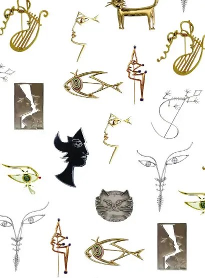 Lelievre Carta da parati Joyaux - Ivoire