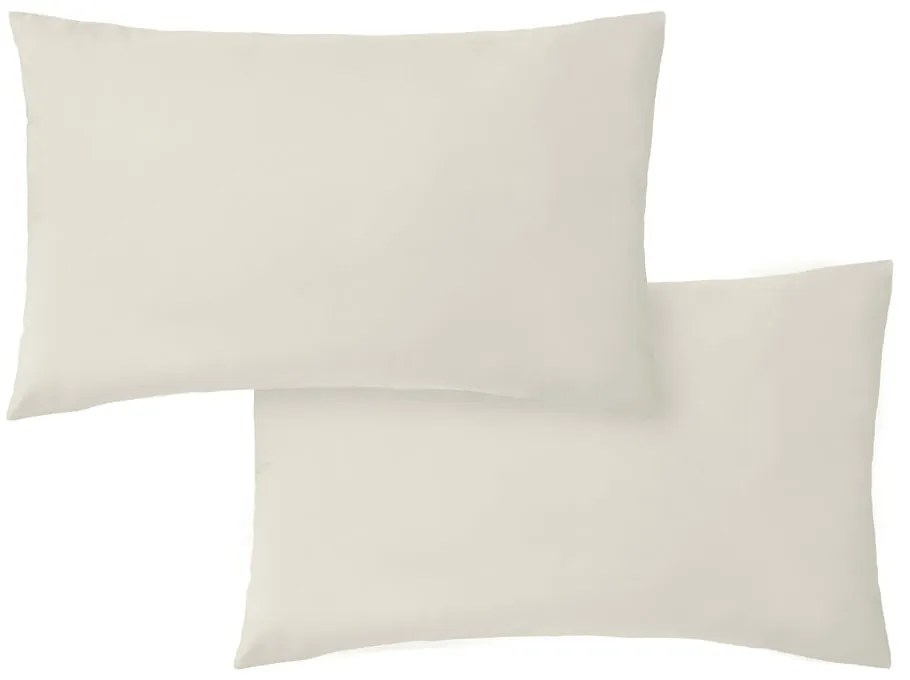 Federe per cuscino in set in percalle di cotone 2 pz 50x75 cm Cotton Percale – Bianca