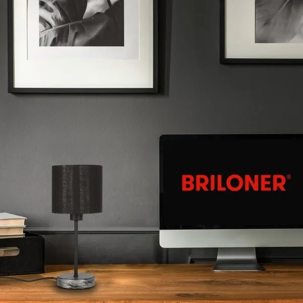 Briloner 7737-014 - Lampada da tavolo SILVER CRAFTED 1xE14/25W/230V