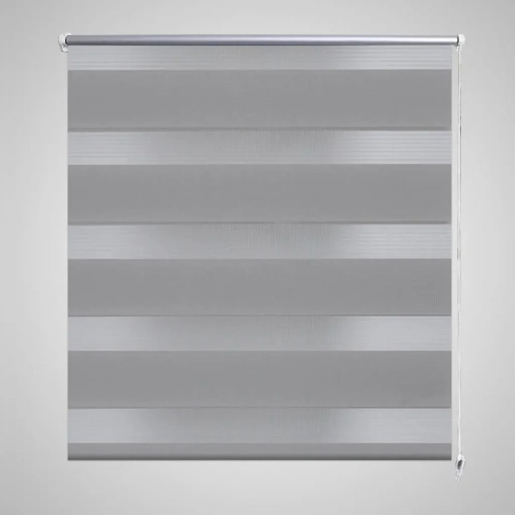 Tenda A Rullo Oscurante Zebra 80x175cm Grigia /