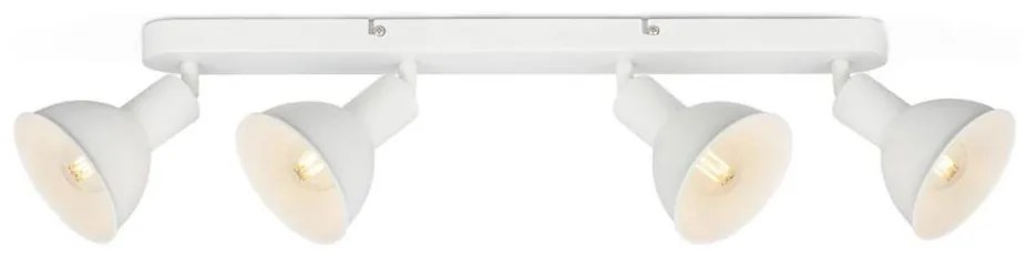 Brilo - Faretto RETRO 4xE14/25W/230V bianco