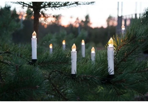 Eglo 411527 - SET 5x Illuminazione LED per albero di Natale 1xLED/0,06W/1xAA IP44