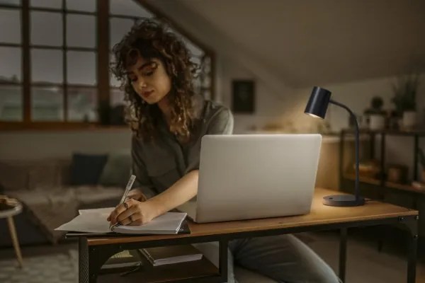 Osram - Lampada da scrivania DESK LINE 1xGU10/9W/230V nera