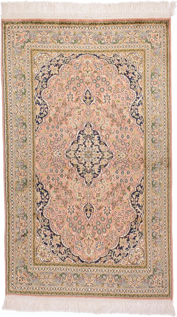 Cashmere Silk Tappeto orientale 80 x 130 (Indian) Annodato A Mano