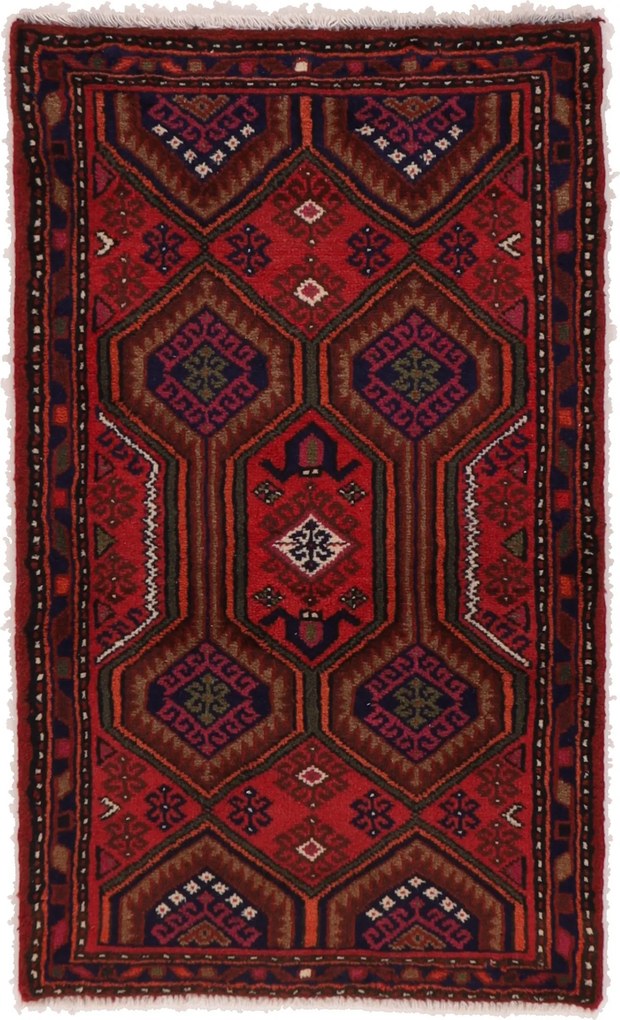 Hamedan Tappeto 70x110 (Iran) Annodato A Mano