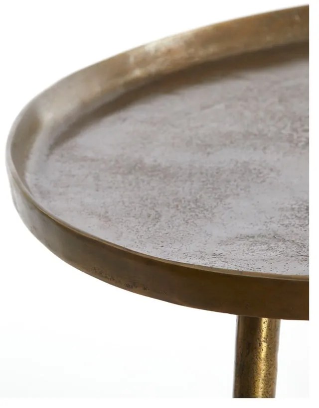 Tavolino da salotto in metallo 60x80 cm Lienz - Light &amp; Living