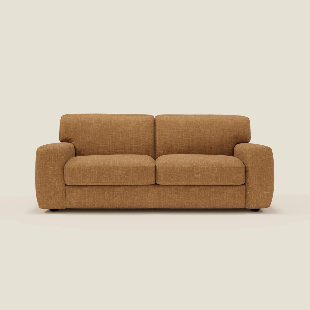 Cloud Divano letto materasso H17 cm dai morbidi cuscini in tessuto impermeabile T06 ocra