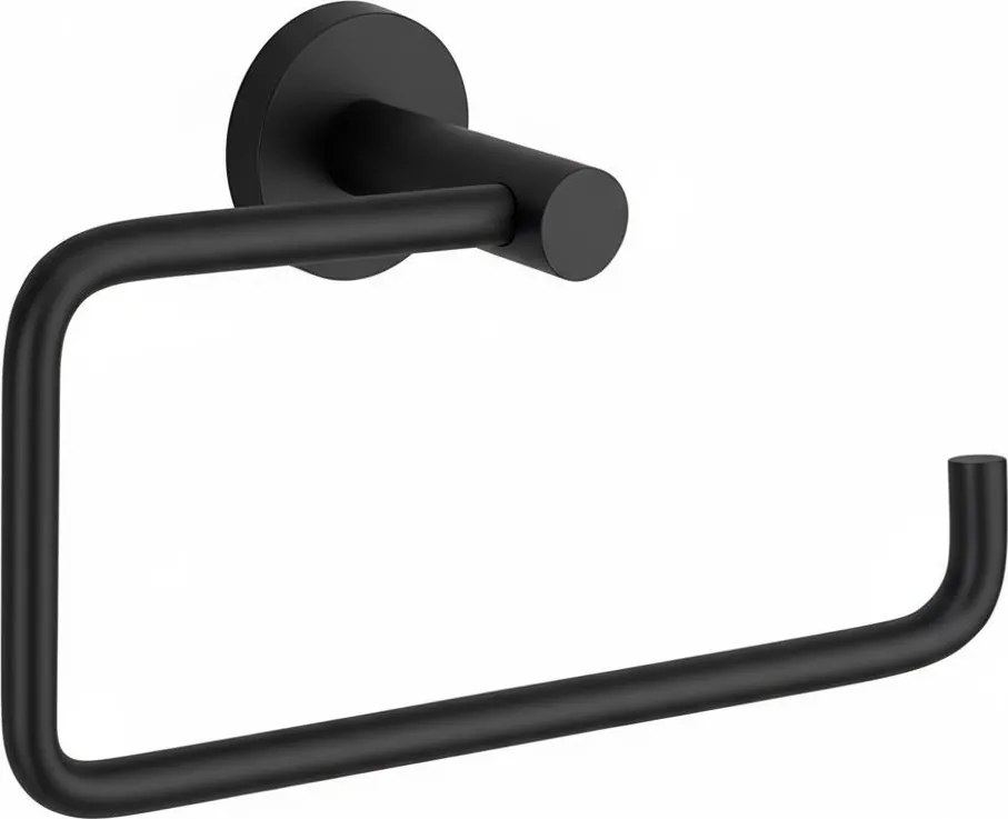Portasalviette ad Anello Leo 5610 – Nero – 22 cm