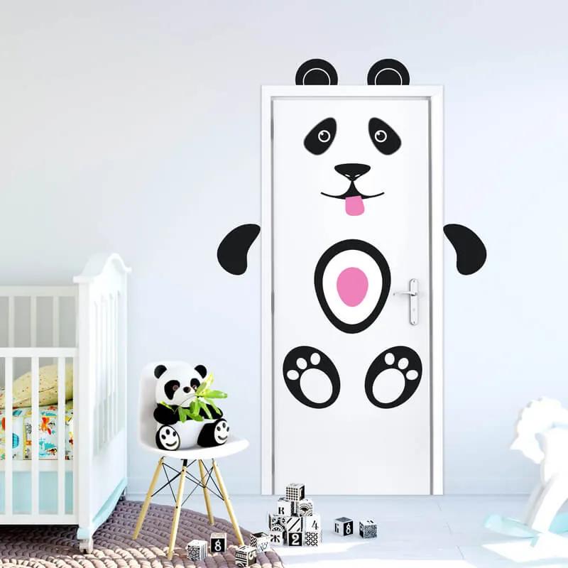 Panda - adesivo per la porta e il muro | Inspio