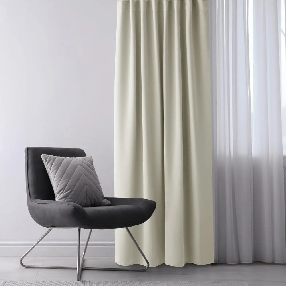 Tenda termoisolante/parzialmente oscurante color crema 140x175 cm Kierra – Restilo