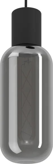 Eglo 901005 - Lampadario a sospensione su cavo MAIONE 3xE27/4W/230V nero/fumé